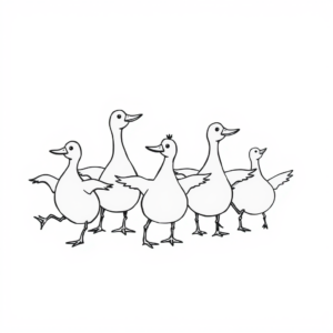 Ganzendans van de Eenden
