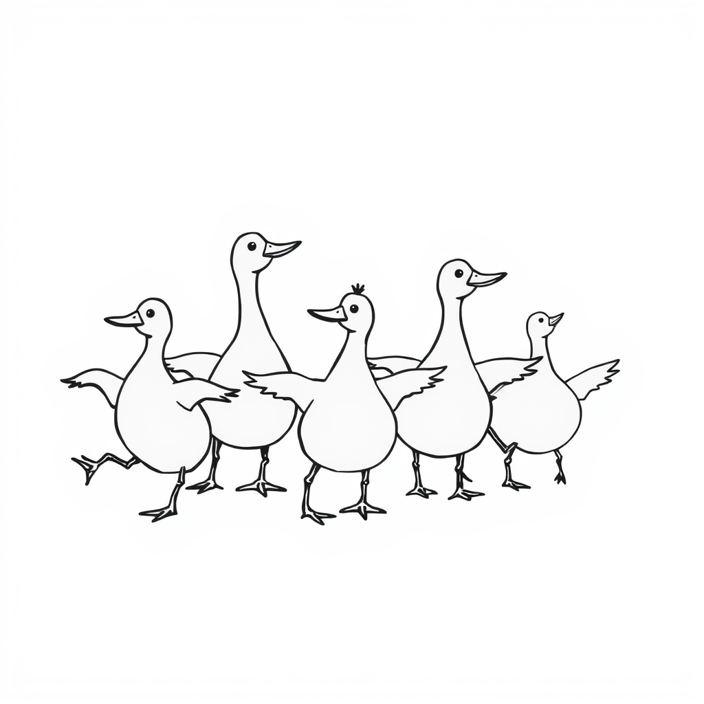 Ganzendans van de Eenden