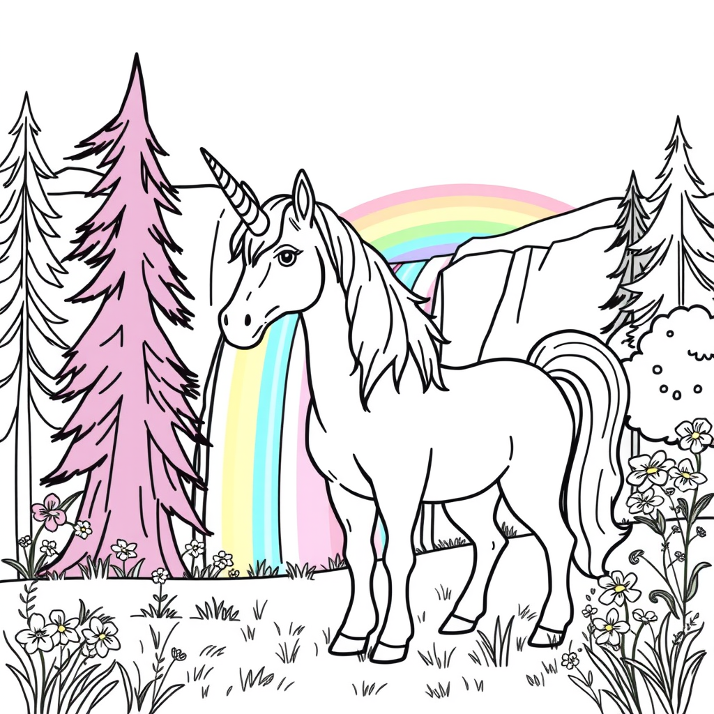 Mystieke Avonturen in de Regenbooglandschap