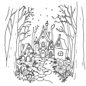 Feeënhuisjes in de Magische Bos