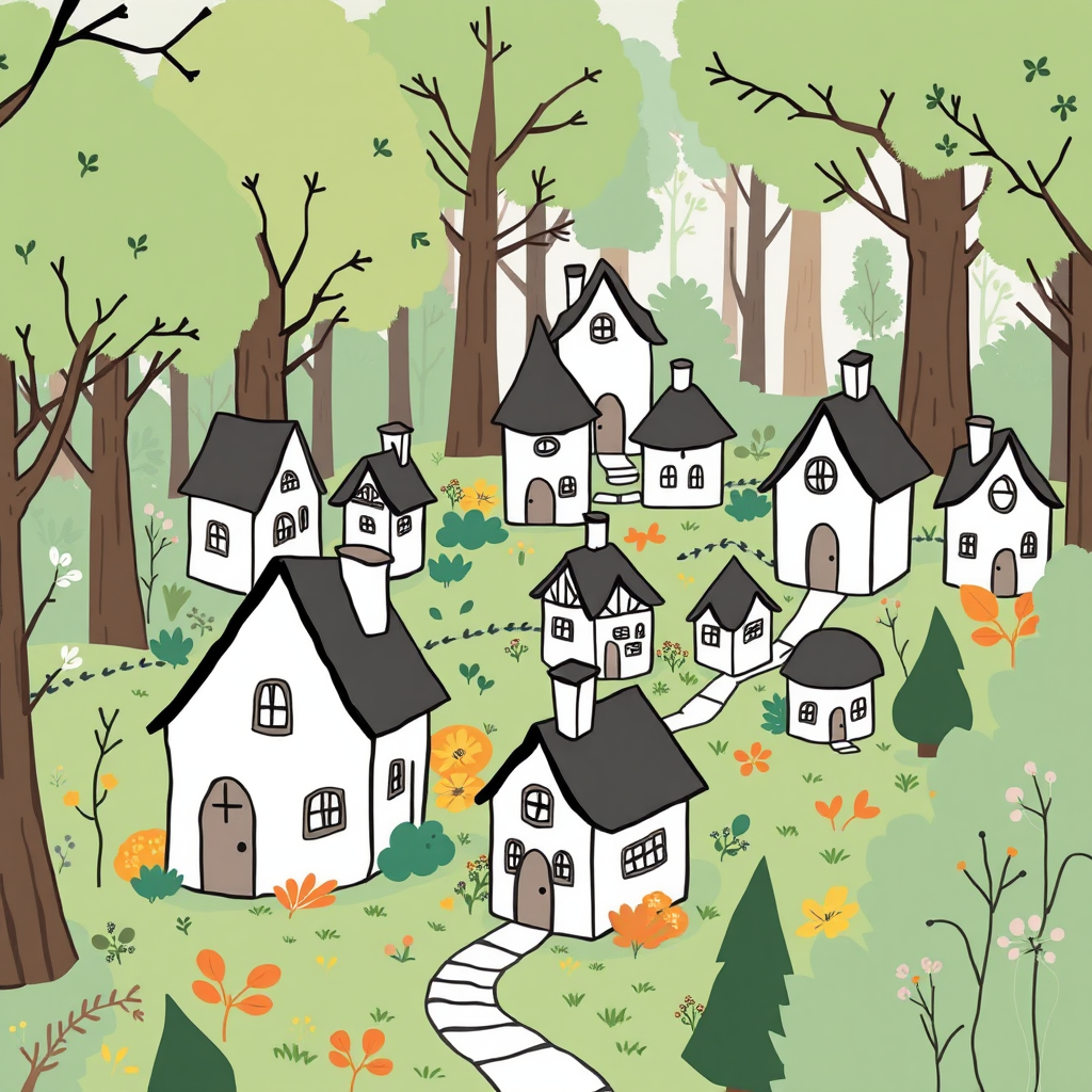 De Feeënhuisjes van de Magische Bos