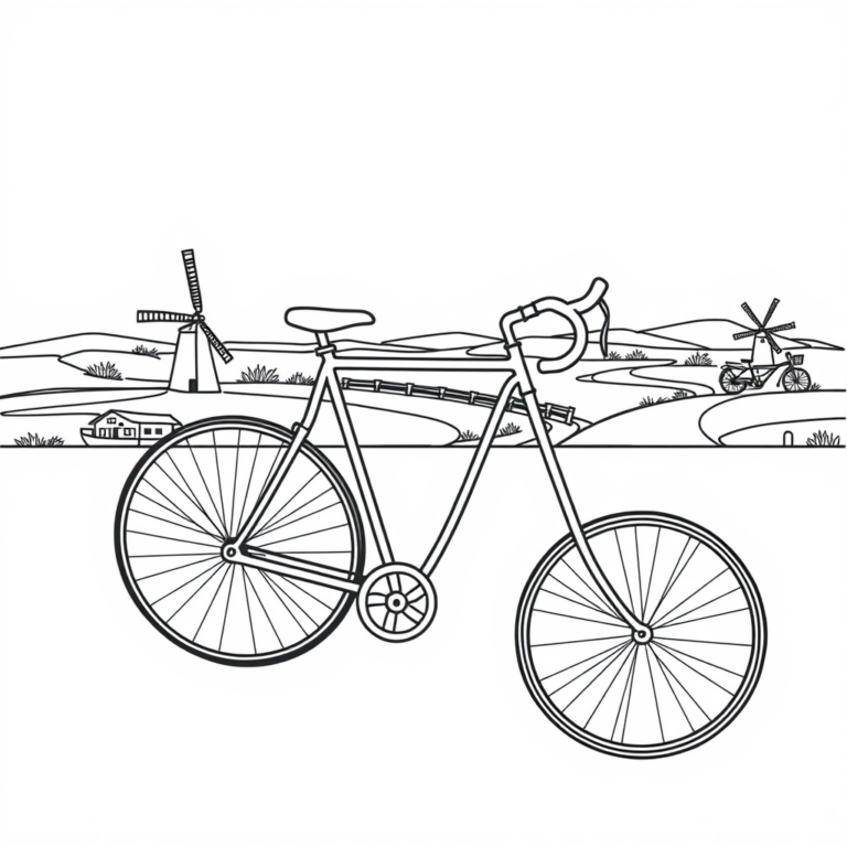 Fietsen door de nederlandse landschappen