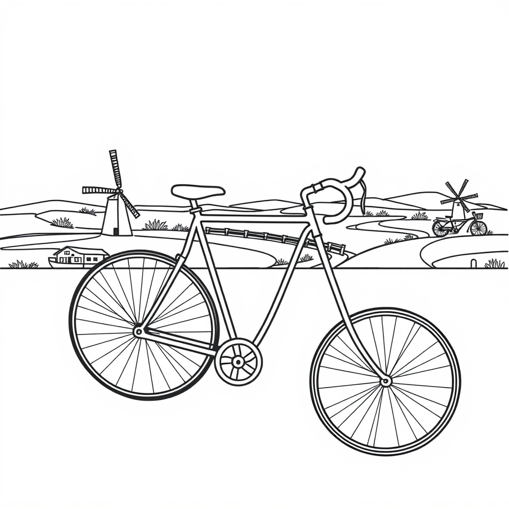 Fietsen door de Nederlandse landschappen