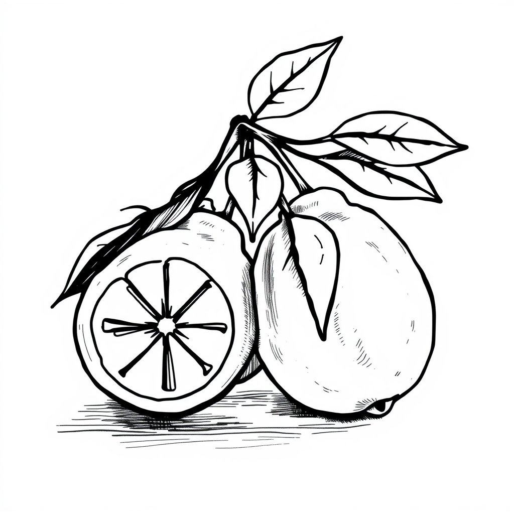 Zwarte Limonen op een Witte Winternacht