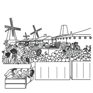 De Groente Markt van Holland