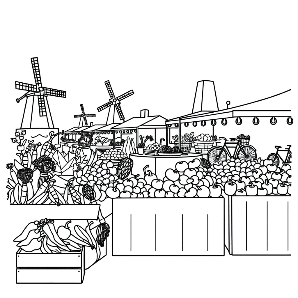 De Groente Markt van Holland
