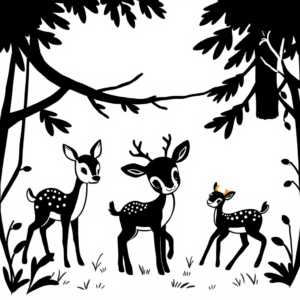 De Hertjes van het Forêt Noire