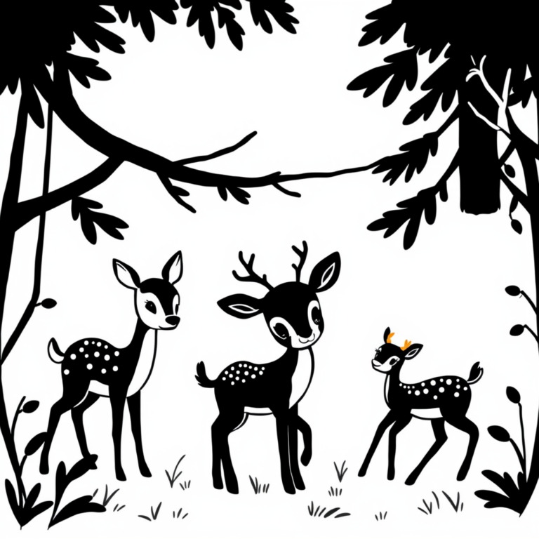 De hertjes het forêt noire