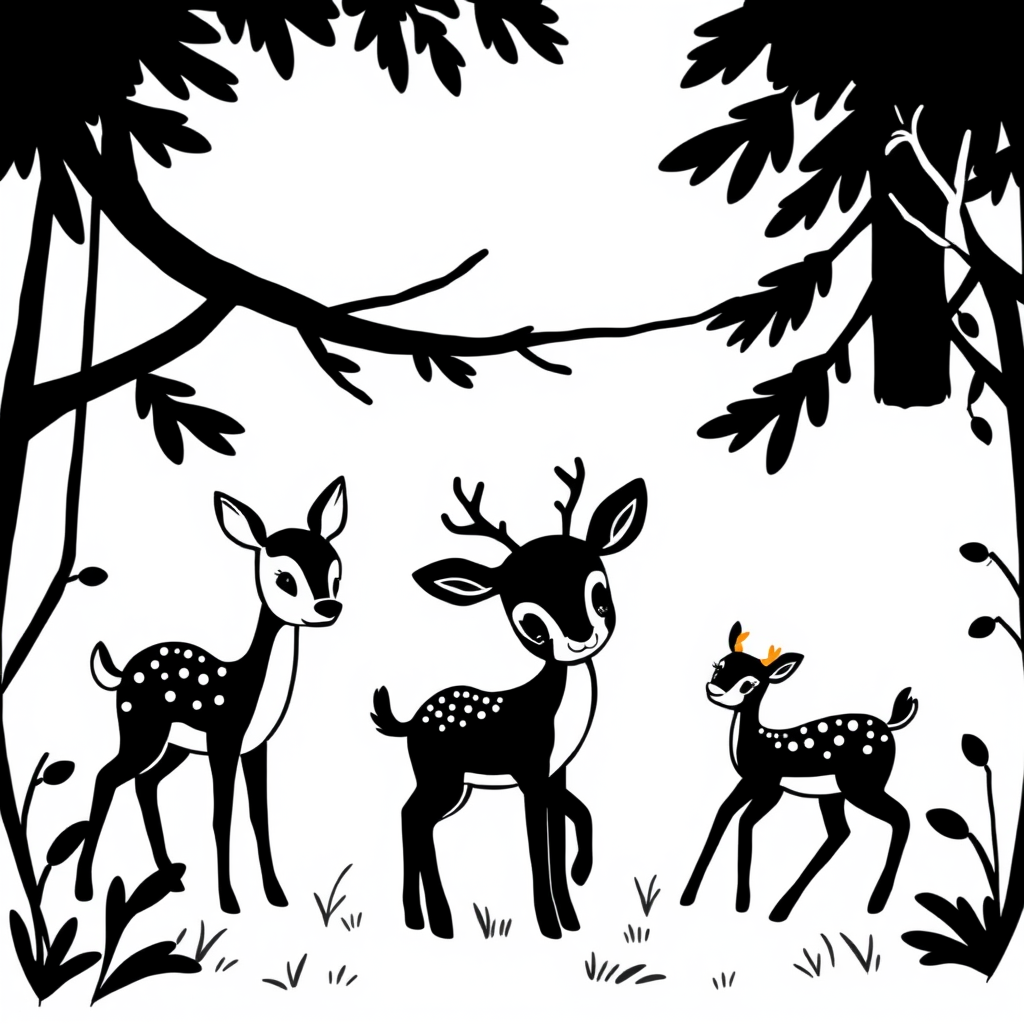 De Hertjes van het Forêt Noire
