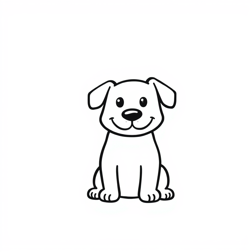 De vriendelijke hond