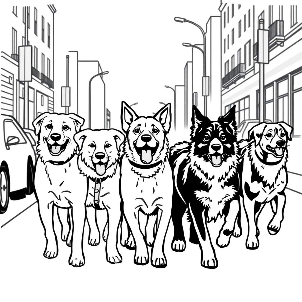 Honden in de Stad