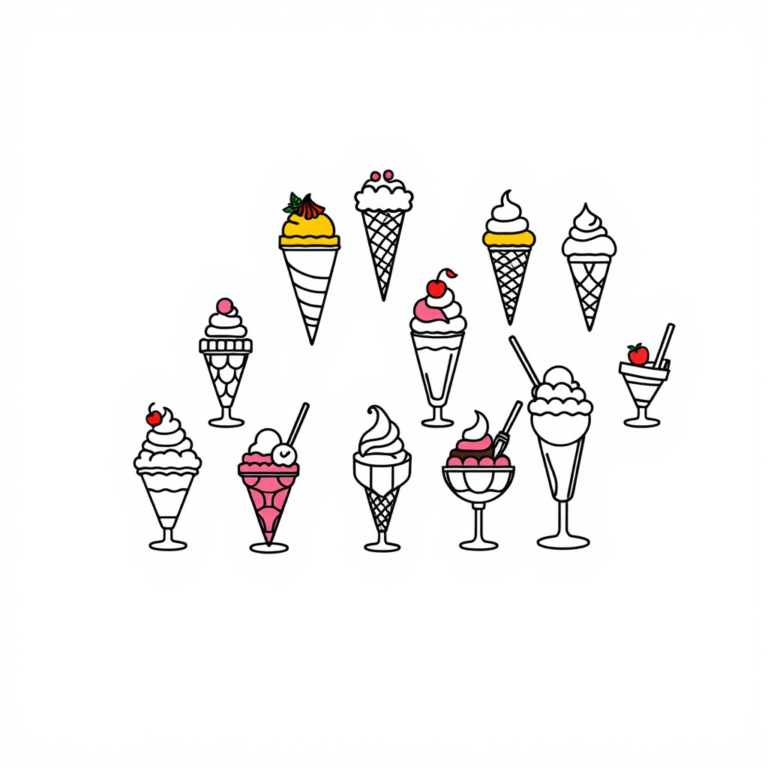 Zomers verrukking: collectie ijsjes