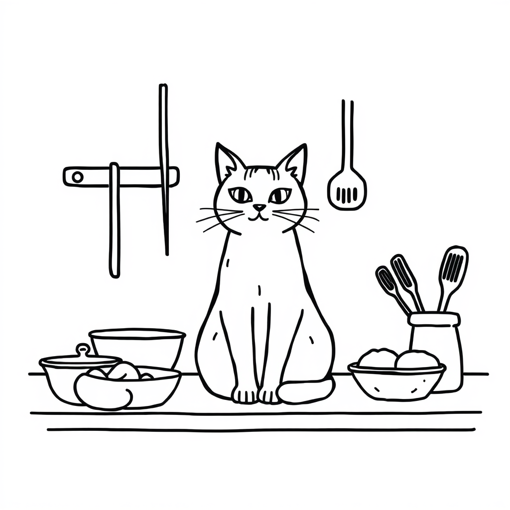 Katten in de Keuken
