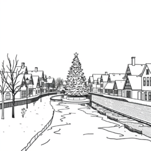 Mooie Kerstnacht in Nederland