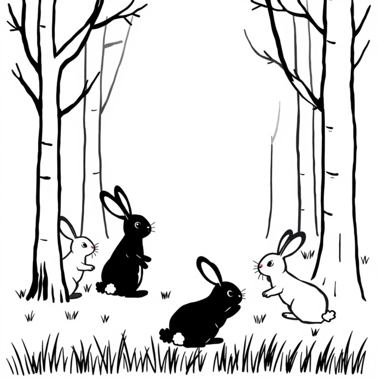 Zwarte muizen het bos