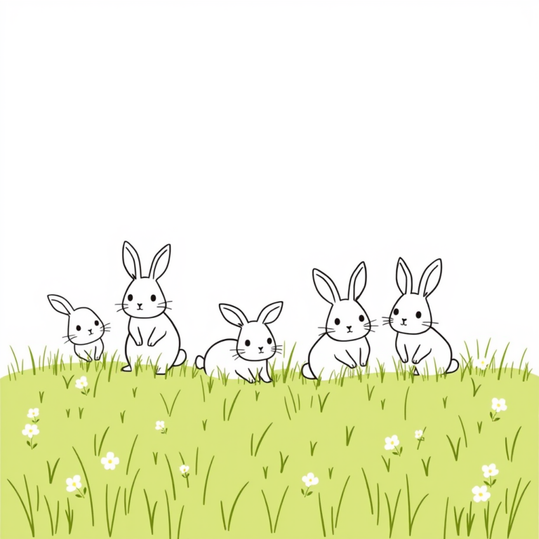 Hartjes en fijn gras