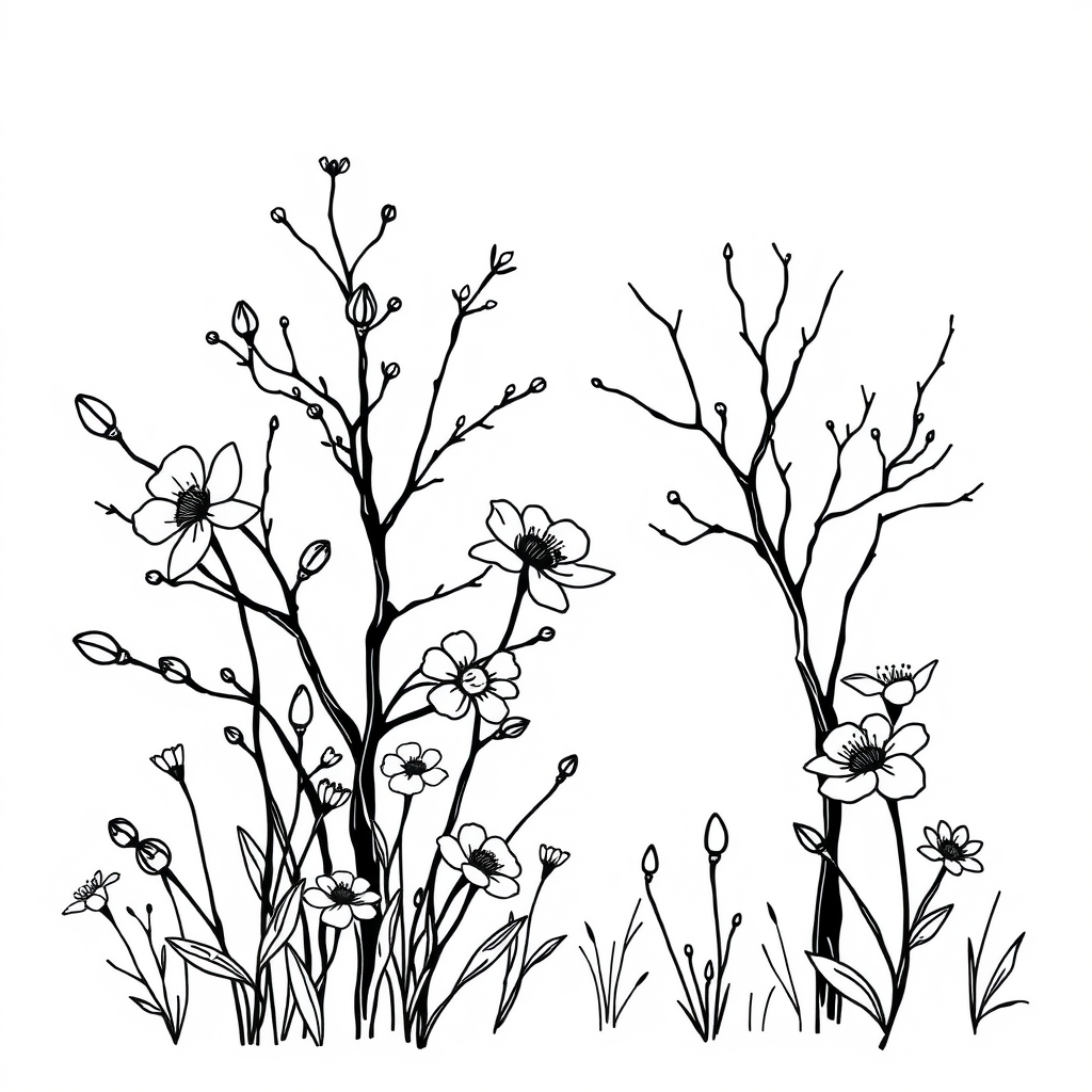 Lente opkomst