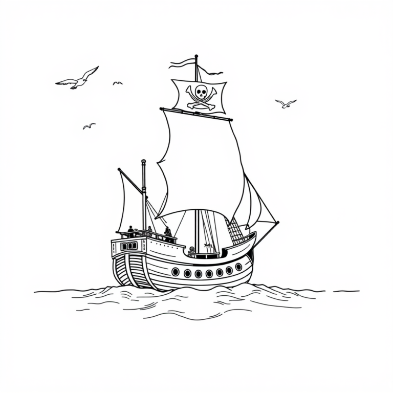 Piraten op de oceaan