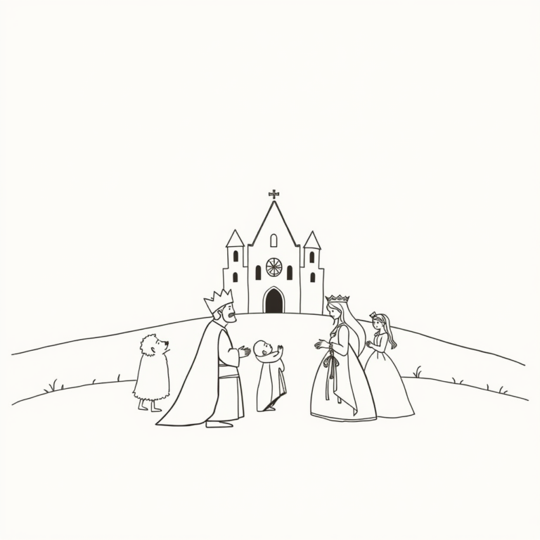 Prinsen en prinsessen in verkondigingslandschap
