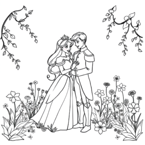 De Prinses en de Prins in het Magische Tuin