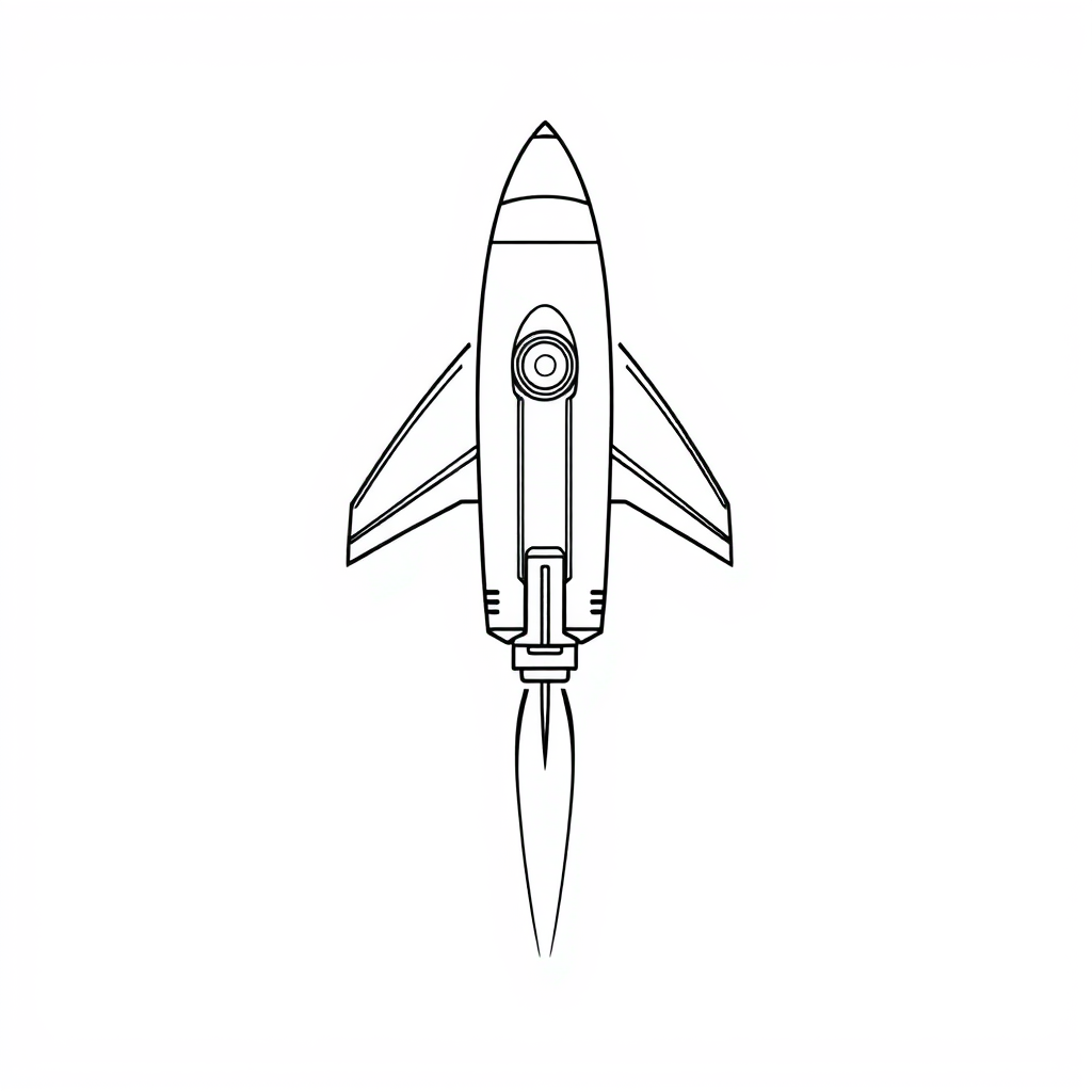Raketten in de ruimte