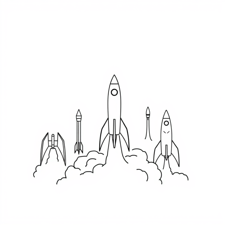 Raketten op vuur