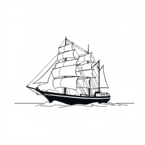 De Grote Oceaan: Schepen op Zee