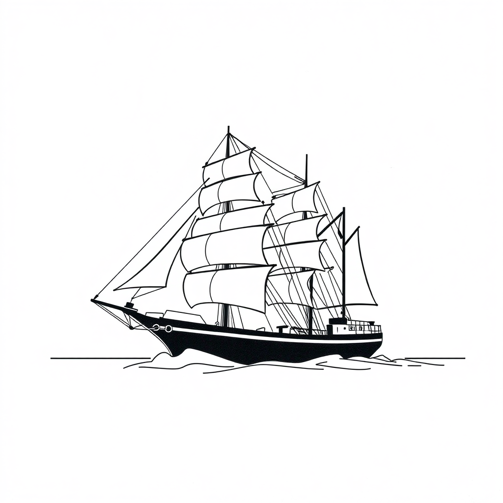 De Grote Oceaan: Schepen op Zee