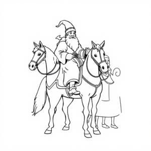 Sinterklaas en zijn Pieten