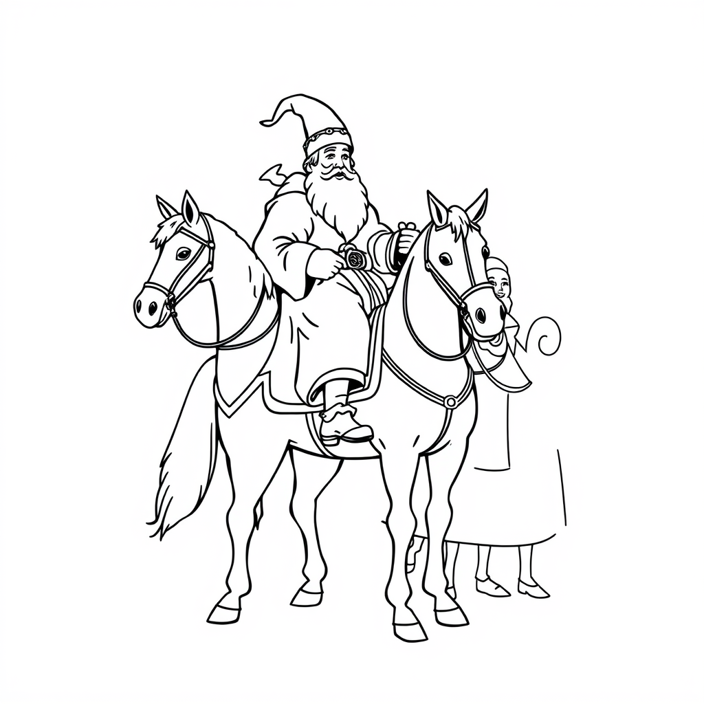 Sinterklaas en zijn Pieten