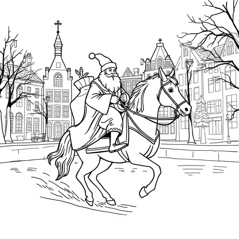 Sinterklaas arriveert in amsterdam