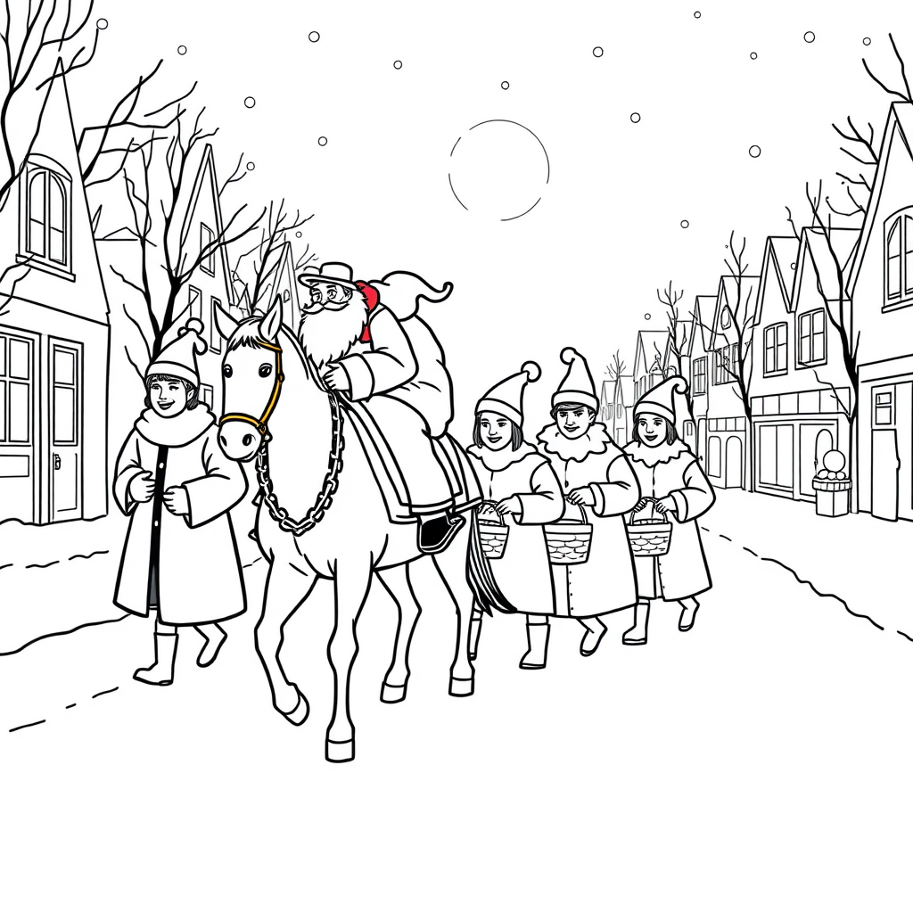 Sinterklaas en zijn Pieten