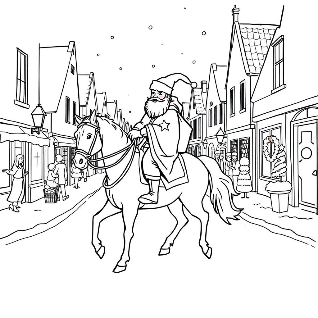 Sinterklaas op Paardenritten