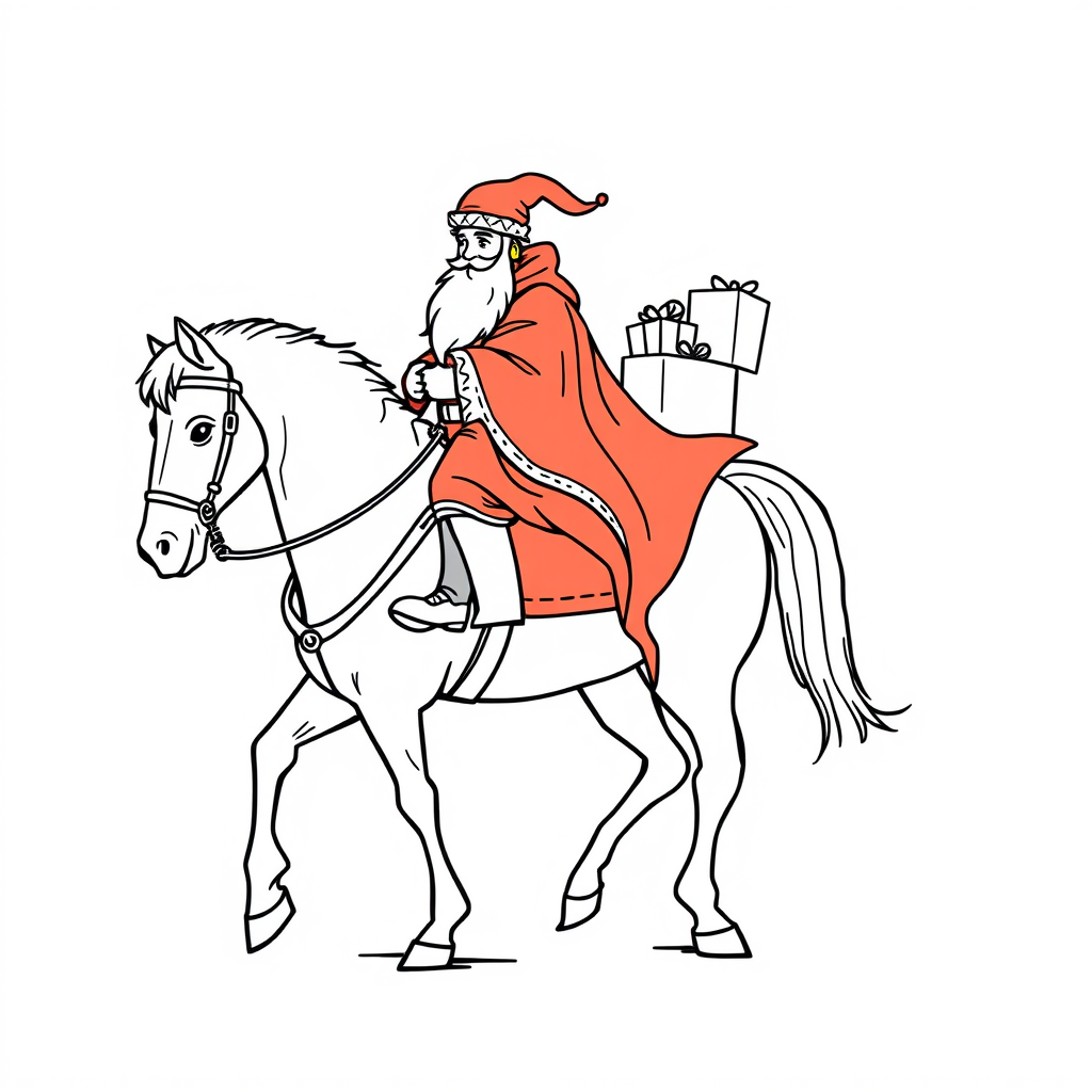 Sinterklaas arriveert in ons dorp