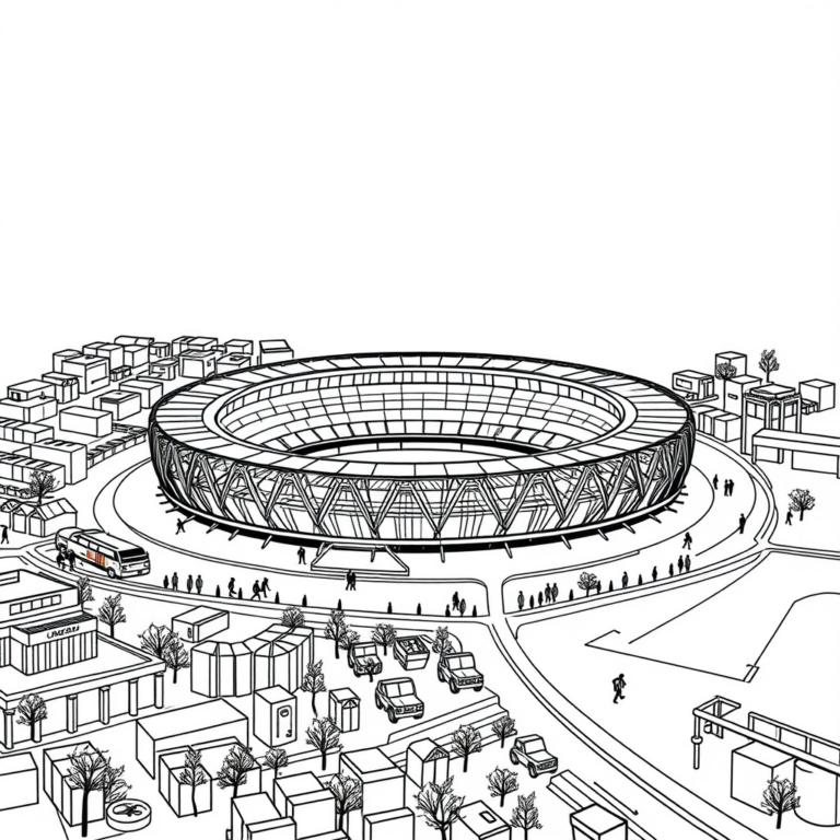 De overwinnaars het olympisch stadion