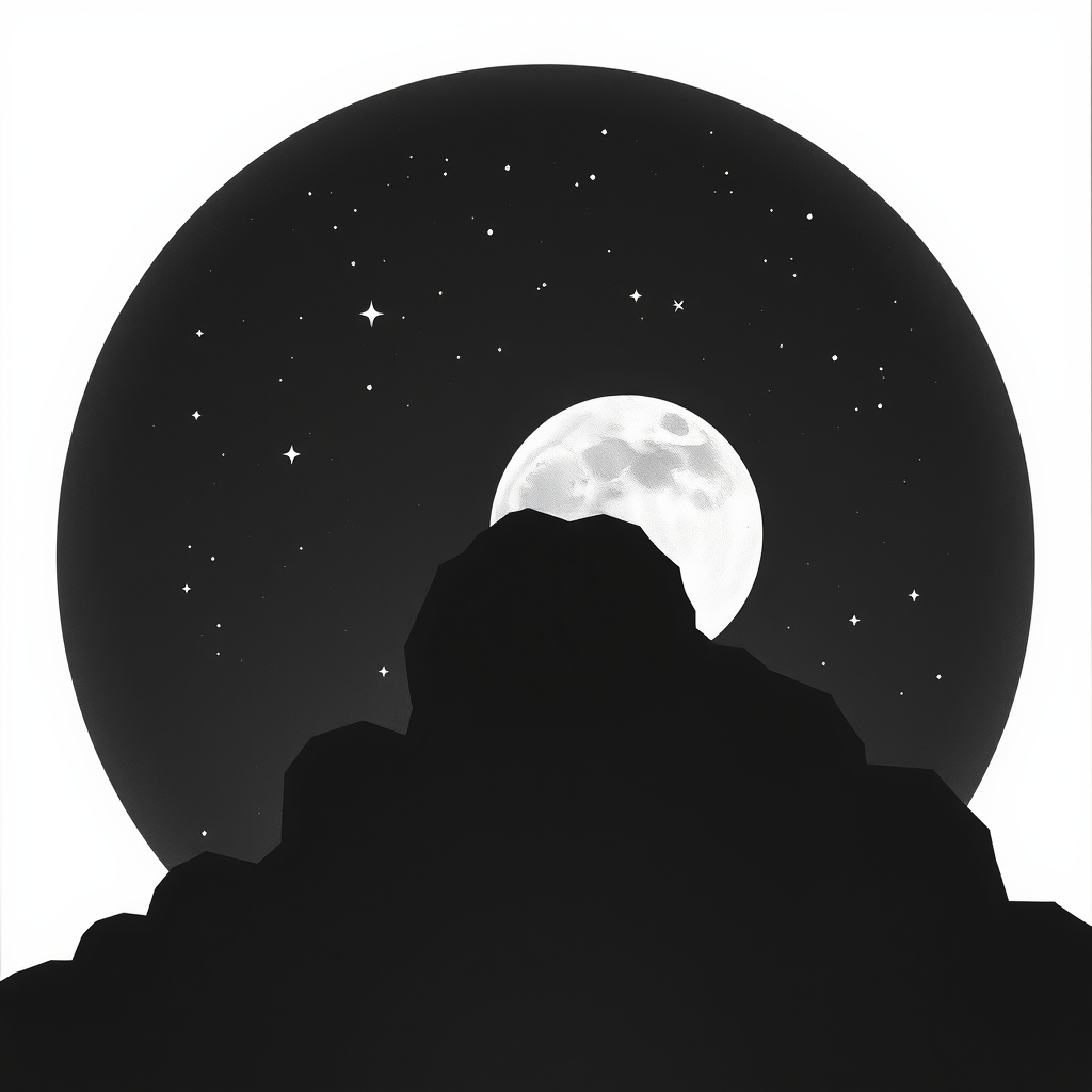 Sterrennacht: Een Zwevende Reis