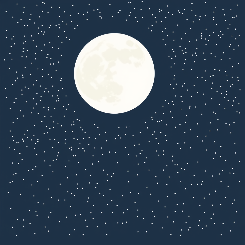 Sterrennacht: Een Reis naar de Maan