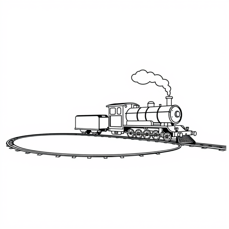 Het speelgoed treinrit