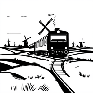 Treinen door de Nederlandse Landschappen