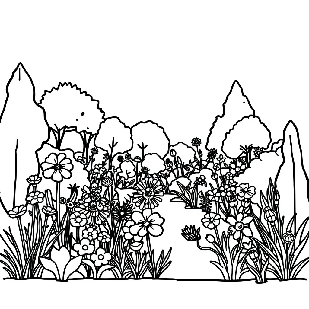 Bloemen in de Tuin