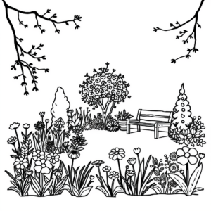 Bloemen in de Tuin