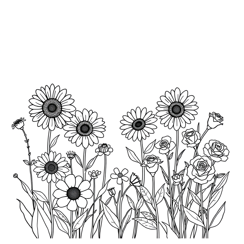 Een Zomertuin Vol Bloemen