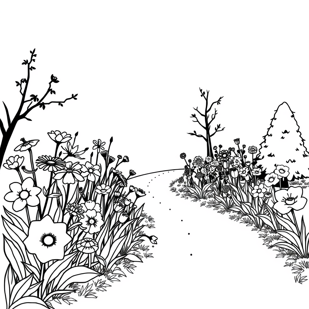 Bloemen in de Tuin
