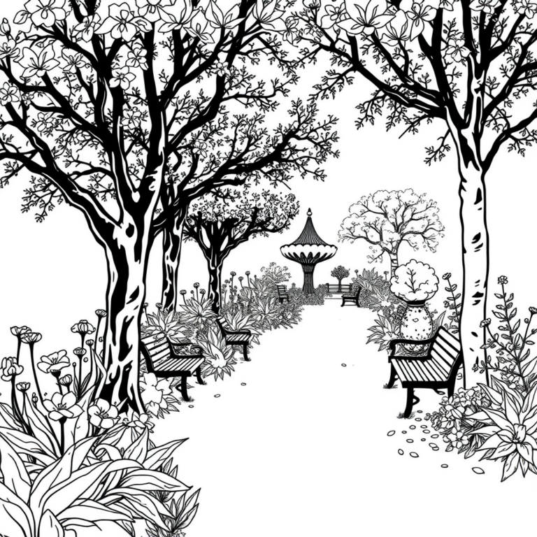 Bloomende tuin