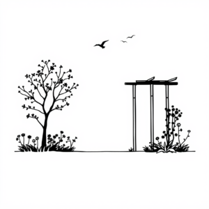De verstilde tuin