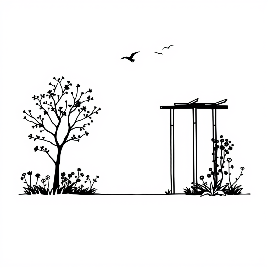 De verstilde tuin