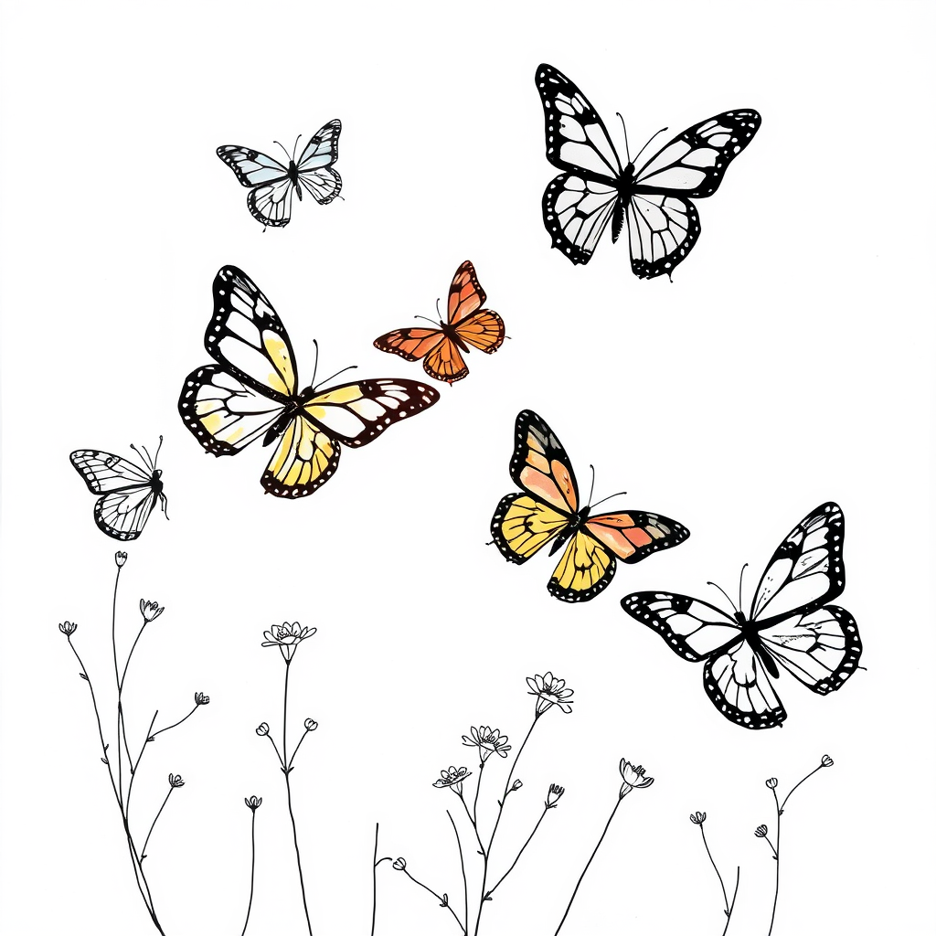 Vlinders in Bloei