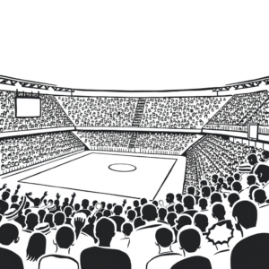 Sfeer op de Tribune