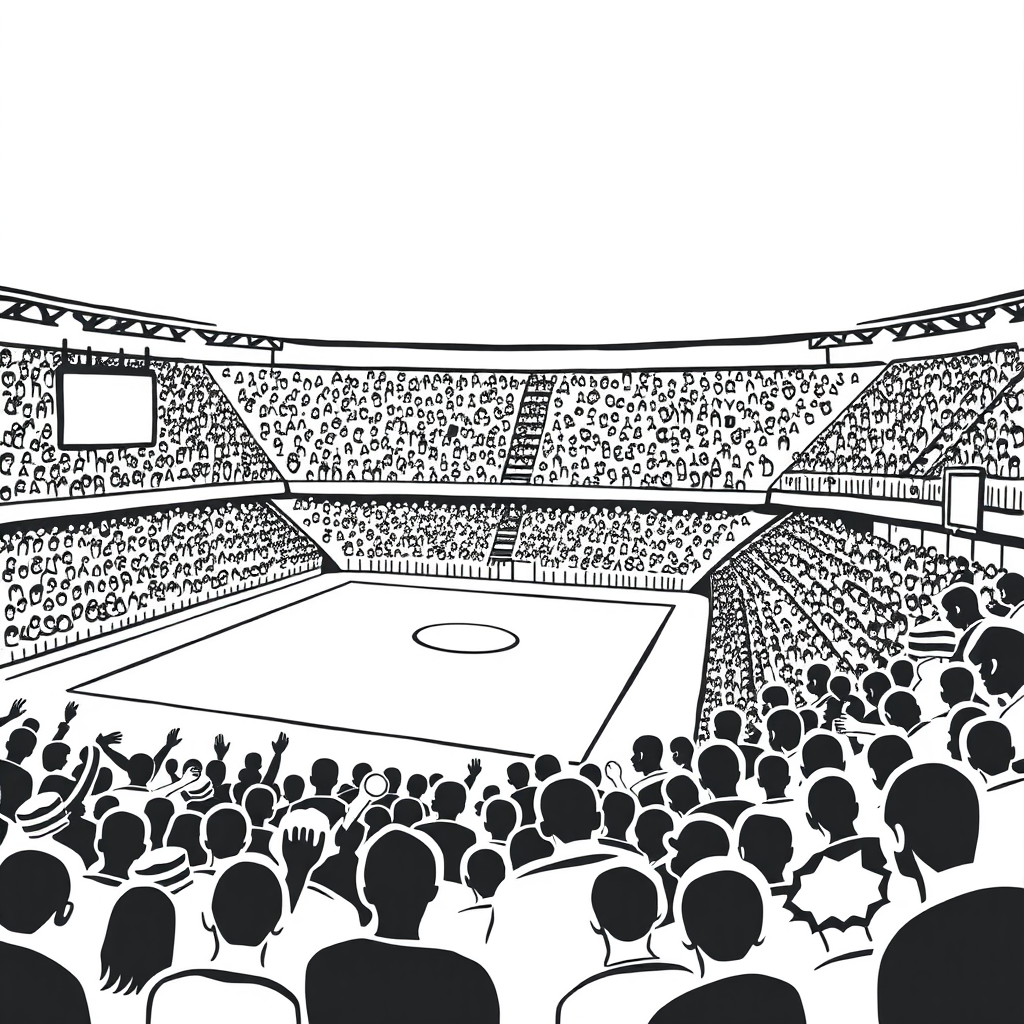Sfeer op de Tribune
