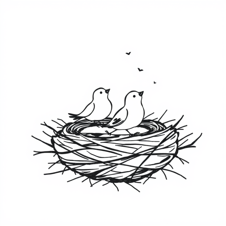 Vogeltjes in de lucht